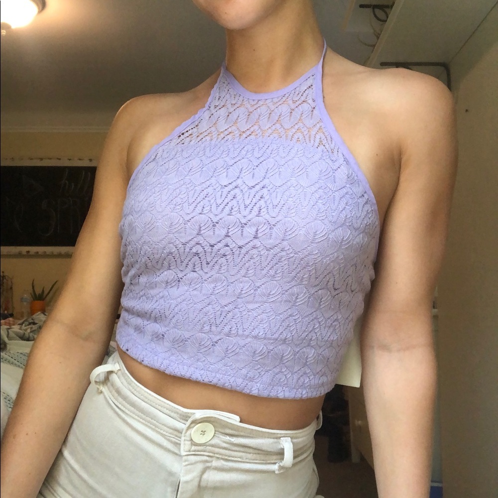 NWT Tobi lavender halter top